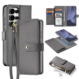 Etui Pokrowiec Portfel Dux Ducis do Samsung Galaxy S25 Ultra szary