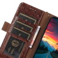 Skórzane Etui Pokrowiec do Samsung Galaxy S25 Ultra brązowe