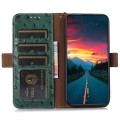Skórzane Etui Pokrowiec do Samsung Galaxy S25 Ultra zielone