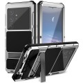 R-JUST Pancerne Etui Antywstrząsowe do Samsung Galaxy S25 Ultra srebrne