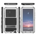 R-JUST Pancerne Etui Antywstrząsowe do Samsung Galaxy S25 Ultra srebrne