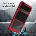 R-JUST Pancerne Etui Antywstrząsowe do Samsung Galaxy S25 Ultra czerwone