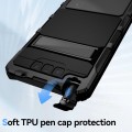 R-JUST Pancerne Etui Antywstrząsowe do Samsung Galaxy S25 Ultra czarne