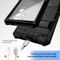 R-JUST Pancerne Etui Antywstrząsowe do Samsung Galaxy S25 Ultra czarne