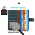 KHAZNEH Skórzane Etui do Samsung Galaxy S25 Ultra zielone
