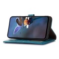 Skórzane Etui RFiD do Samsung Galaxy S25 Ultra niebieskie