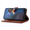 Skórzane Etui RFiD do Samsung Galaxy S25 Ultra brązowe