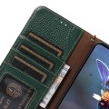 Skórzane Etui RFiD do Samsung Galaxy S25 Ultra zielone