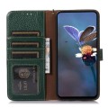 Skórzane Etui RFiD do Samsung Galaxy S25 Ultra zielone
