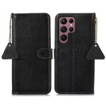 Skórzane Etui RFiD do Samsung Galaxy S25 Ultra czarne
