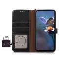 Skórzane Etui RFiD do Samsung Galaxy S25 Ultra czarne