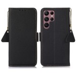  Skórzane Etui RFiD do Samsung Galaxy S25 Ultra czarne
