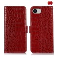 Czerwone Eleganckie Skórzane Etui Pokrowiec do iPhone 16e