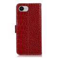 Czerwone Eleganckie Skórzane Etui Pokrowiec do iPhone 16e