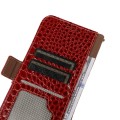 Czerwone Eleganckie Skórzane Etui Pokrowiec do iPhone 16e