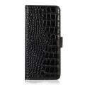 Czarne Eleganckie Skórzane Etui Pokrowiec do iPhone 16e