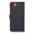 Skórzane Etui KHAZNEH z RFID do iPhone 16e niebieskie