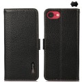 Skórzane Etui Pokrowiec KHAZNEH do iPhone 16e czarne