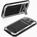 R-JUST Pancerne Etui Antywstrząsowe do iPhone 16e srebrne