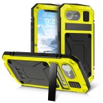 R-JUST Pancerne Etui Antywstrząsowe do iPhone 16e żółte