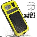 R-JUST Pancerne Etui Antywstrząsowe do iPhone 16e żółte