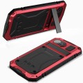 R-JUST Pancerne Etui Antywstrząsowe do iPhone 16e czerwone