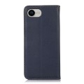 Skórzane Etui Pokrowiec KHAZNEH do iPhone 16e granatowe