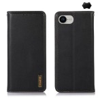 Skórzane Etui Pokrowiec KHAZNEH do iPhone 16e czarne