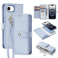 Eleganckie Etui Pokrowiec Portfel Dux Ducis do iPhone 16e niebieski