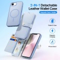 Eleganckie Etui Pokrowiec Portfel Dux Ducis do iPhone 16e niebieski