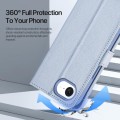 Eleganckie Etui Pokrowiec Portfel Dux Ducis do iPhone 16e niebieski