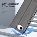 Eleganckie Etui Pokrowiec Portfel Dux Ducis do iPhone 16e szary