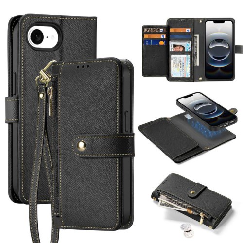 Eleganckie Etui Pokrowiec Portfel Dux Ducis do iPhone 16e czarny