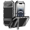 R-JUST Pancerne Etui Antywstrząsowe do iPhone 16e srebrne