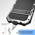 R-JUST Pancerne Etui Antywstrząsowe do iPhone 16e srebrne