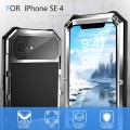 R-JUST Pancerne Etui Antywstrząsowe do iPhone 16e srebrne