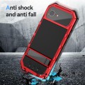 R-JUST Pancerne Etui Antywstrząsowe do iPhone 16e czerwone