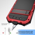 R-JUST Pancerne Etui Antywstrząsowe do iPhone 16e czerwone