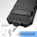 R-JUST Pancerne Etui Antywstrząsowe do iPhone 16e czarne
