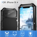 R-JUST Pancerne Etui Antywstrząsowe do iPhone 16e czarne