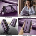 CASEME Wielofunkcyjne Etui Portfel do iPhone 16e fioletowe