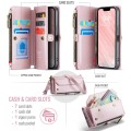 CASEME Wielofunkcyjne Etui Portfel do iPhone 16e różowe