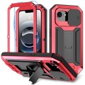 R-JUST Pancerne Etui Antywstrząsowe do iPhone 16e czerwone