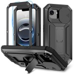 R-JUST Pancerne Etui Antywstrząsowe do iPhone 16e czarne