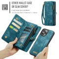 CASEME Etui Pokrowiec Portfel do iPhone 16 Pro Max niebieski