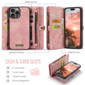CASEME Etui Pokrowiec Portfel do iPhone 16 Pro Max różowe