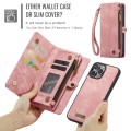 CASEME Etui Pokrowiec Portfel do iPhone 16 Pro różowe