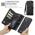 CASEME Etui Pokrowiec Portfel do iPhone 16 Pro czarne