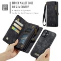 CASEME Czarne Etui Pokrowiec Portfel do iPhone 16 Plus