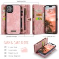 CASEME Różowe Etui Pokrowiec Portfel do iPhone 16